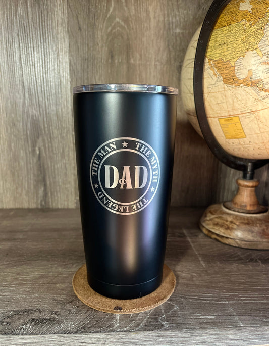 Dad the man, the myth, the legend coffee tumbler
